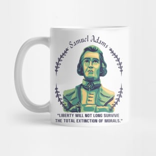 Samuel Adams Portrait and Quote Mug